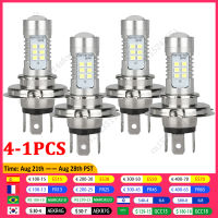 4-1ชิ้น H4 9003 HB2 LED ไฟหน้ารถไฟตัดหมอกหลอดไฟสูงและต่ำคาน Super White 6000พัน15000LM 55วัตต์12โวลต์อัตโนมัติขับรถวิ่งโคมไฟ