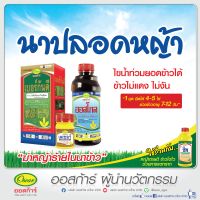 ชุดนาปลอดหญ้า ยี่ห้อ ออสก้าร์ ใช้ฉีดคุม-ฆ่าหญ้า (ข้าวอายุ 7-12 วัน) ไขน้ำท่วมยอดข้าวได้ ข้าวไม่แดงไม่งัน