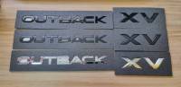 โลโก้ตัวอักษร * XV OUTBACK * ซูบารุ เอ็กซ์วี เอ้าท์แบ็ค ปี 2014 - 2019 SUBARU XV OUTBACK rear trunk letter emblem logo