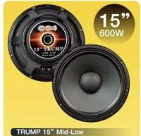 ดอกลำโพง 15นิ้ว 600วัตต์ 8โอห์ม โครงหล่อ 15" TRUMP(ML) T-15-1 แพ็ค 1 ดอก OBOM