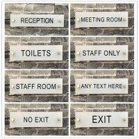 PERSONALISED OFFICE DOOR SIGN PLAQUE MEETING ROOM WORKPLACE SIGNS