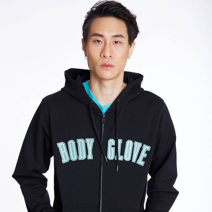 BODY GLOVE Men's SC ATHLETIC Hoodies เสื้อฮู้ดผู้ชาย สีดำ01 Lazada.co.th