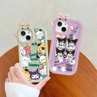 Casing for OPPO A17 A57 A77S 2022 A15 A16 A16K A54 A53 A12 A5S A7 A3S A11k A31 A52 A92 A94 A93 A37 F9 Pro Reno 5F A76 A96 A36 Cartoon Sanrio Kuromi Pattern Shockproof Soft Silicone Cover Dfoopb81