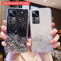 สำหรับ Xiaomi 12T Pro Xiaomi12T Mi12T 5G 2022 Starry Sky เงินฟอยล์ Glitter อีพ็อกซี่นุ่มโทรศัพท์กลับปกคลุม Anti-Fall กันกระแทก