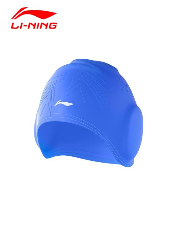 ซิมการ์ด-li-ning-หมวกว่ายน้ำซิลิโคนสำหรับเด็กโตของผู้ใหญ่ชายหมวกว่ายน้ำหมวกว่ายน้ำน้ำได้หัวขาดน้ำแบบไม่มี