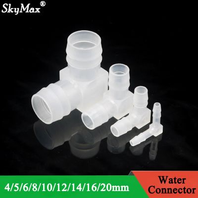 10Pcs 4mm 20mm Water Connector PP Food Grade L Type 90 Degree Elbow Bend 2-way Splitter Pipe Tube Hose Joint Adapter