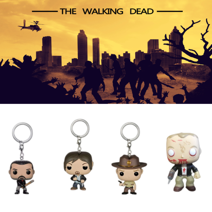 the-dead-pop-walking-negan-daryl-merle-figures-keychains-decorations