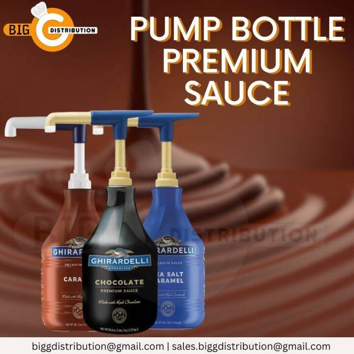 Ghirardelli Pump Bottle Premium Sauce 2.47kg (Pump not Included