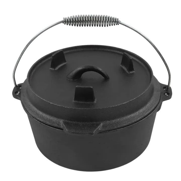 Dutch Oven Camping with Lid Nonstick Multifunction Cook Evenly Dutch