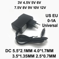 【❖New Hot❖】 UFHGTBKJ SHOP อะแดปเตอร์แปลง Ac 110-240V Dc 3V 4.5V 5V 6V 7.5V 8V 9V 10V 12V สำหรับสวิทชิ่งเพาเวอร์ซัพพลายแปลงหัวแปลงพลังงานอเนกประสงค์แถบไฟ Led 1a