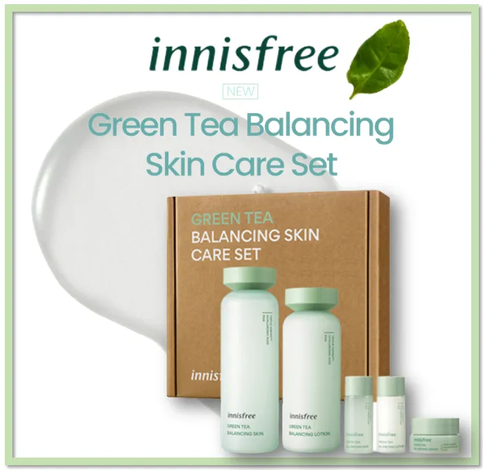 [Innisfree] 2022 New Green tea balancing skin care set Lazada PH