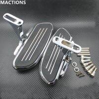 SiLVTONer รถจักรยานยนต์ Streamline Passenger Floor Board &amp; cket Set สำหรับ Harley Touring 93-16 15