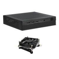 TX06 Desktop Mini ITX Case HTPC Chassis Mini Game Computer Chassis with Radiator for MINI-ITX Ultra-Thin Motherboard