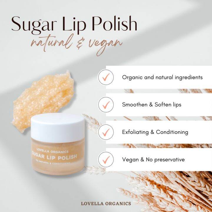 lovella-organic-เลิฟเวลล่า-ออร์แกนิค-ลิปสครับ-vegan-สูตร-อ่อนโยน-sugar-lip-polish-10-g