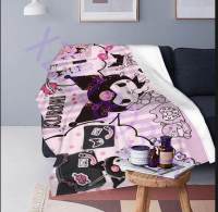 Sanrio Kuromi Silk Touch Sherpa Throw Blanket Multi Size 22