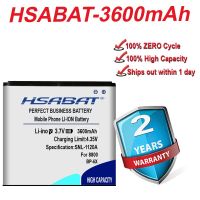 【In Stock】 hhctty HSABAT 3600MAh BL-5X BP-6X BP 6X สำหรับ8800/8860/8800 Sirocco/N73i 8801 886 8800 S