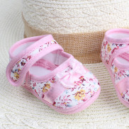 Slip on Toddler Shoes Girl Bowknot Shoes Sole Toddler Print Casual