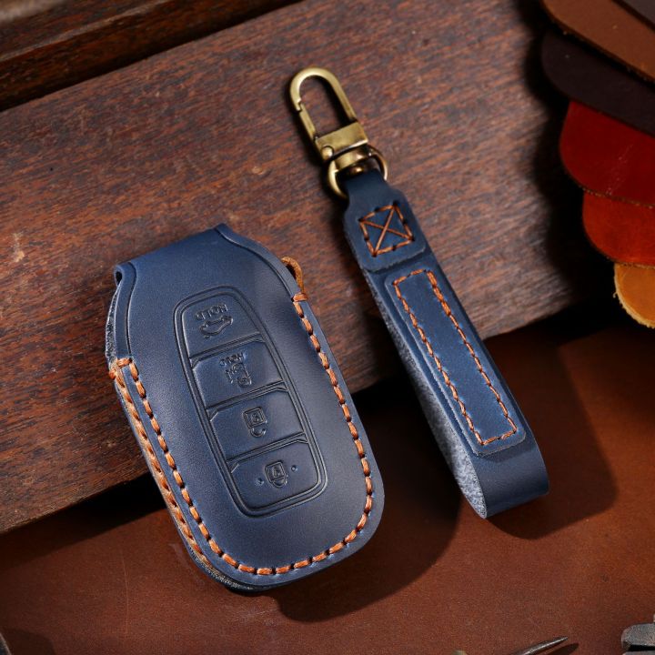 3-4-5-bottons-leather-car-key-case-cover-for-hyundai-i30-ix35-kona-encino-solaris-azera-grandeur-ig-accent-santa-palisade-custo
