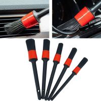 1/5PCS Car Detailing Brushes Cleaning Brush Set Cleaning Wheels Tire Interior Exterior Leather Air Vents Car Cleaning Kit Tools