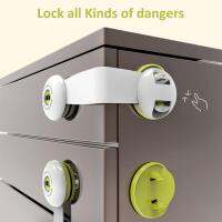 Baby Proofing Cabinet Strap Locks Childproof Cabinet Strap Latches Safe Quick and Easy Installation Cabinet Drawer Door Latches No Screws &amp; Magnets Multi-Purpose for Furniture normal