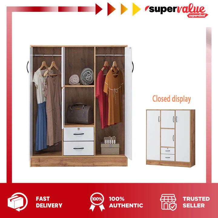 SuperValue Wardrobe Clothing Storage Furniture Bedroom Storage Children