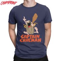 Captain Caveman Cavey T Shirt Men Cotton Humorous Tshirts 1980S Cartoon Tee Shirt Clothes 100% cotton T-shirt