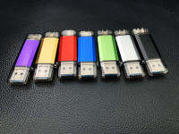 X 10ชิ้น TYPE-C ส่วนบุคคลโอพอร์ตคู่สีสันสดใส USB หน่วยความจำแฟลชไดร์ฟปากกา U Disk 128Gb