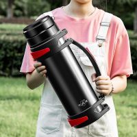 【CW】♘✳  Mens large capacity outdoor portable thermos stainless steel cup