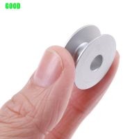 {handicraft}10pcs 21mm Industrial Aluminum Bobbins For Singer Brother Sewing Machine Tools