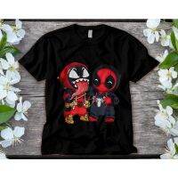 เสื้อยืดคอสเพลย์ Deadpool And Venom แฟชั่นฤดูร้อน สําหรับผู้ชาย  H3LT