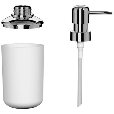 【jw】✕✳  Conjunto De Acessório Banheiro Plástico Escova Banheiro Suporte Dentes Copo Cinza e Branco 8 Pcs