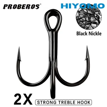 10pcs/lot Lightweight and durable Fishing Treble Hooks Safety