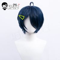 Ohto Ai Cosplay Wig Anime Wonder Egg Priority Cosplay HSIU Brand Black And Blue Short Hair Gift Hair Accessories + Wig Net