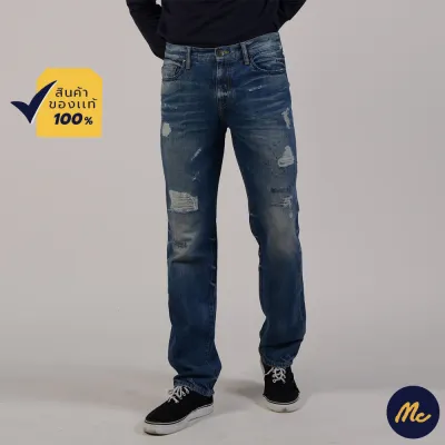 Mc Jeans กางเกงยีนส์ กางเกงขายาว ทรงขาตรง สียีนส์ ทรงสวย MAI6235