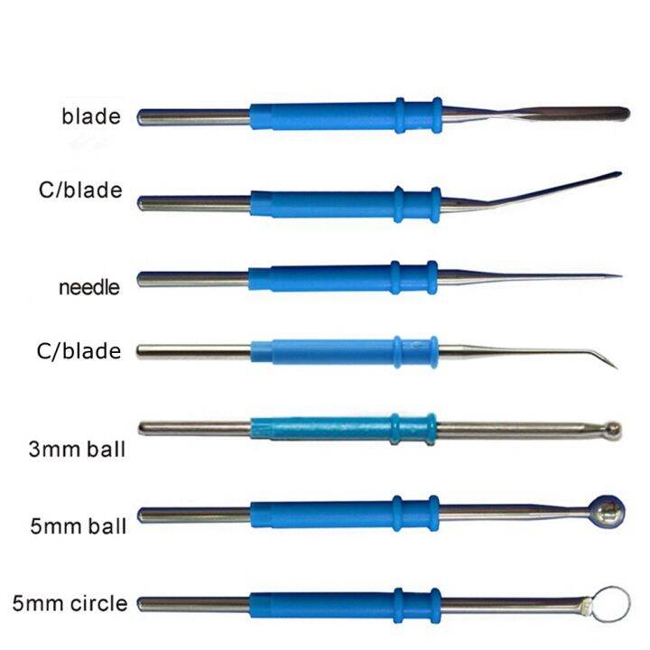 7 types a set wholesale ESU cautery pencil Electrosurgical blade