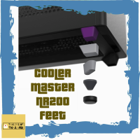 Cooler Master MasterBox NR200 Mini-ITX Case 3d Printed Replacement Feet - ขายเป็นชุด4 Sold in sets of 4 Coolermaster - Taylors of Thailand