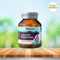 Lifetune chelated magnesium 100mg 60 เม็ด ไลฟทูน คีเลต แมกนีเซียม 100มก