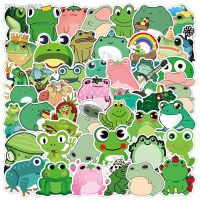 10/30/50PCS Kawaii Frog Cartoon Stickers DIY Travel Skateboard Suitcase Luggage Laptop Waterproof Fun Sticker Decal for Kid Toy