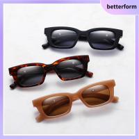 BETTERFORM วินเทจ ป้องกัน UV400 กรอบสี่เหลี่ยม แว่นสายตาผู้หญิง แว่นกันแดดย้อนยุค แว่นกันแดดสำหรับผู้หญิง แว่นกันแดดทรงสี่เหลี่ยมผืนผ้า