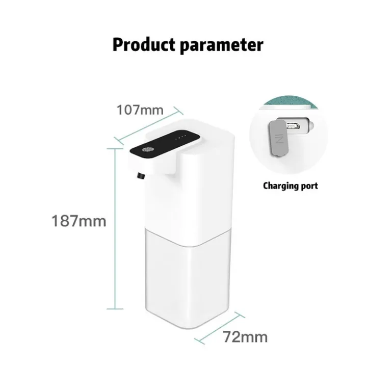 HX Alchohol Sensor Sprayer400ML Automatic Hand Sanitizer Dispenser Soap