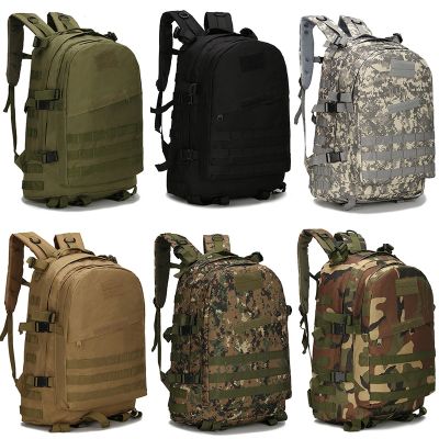 ：“{—— Outdoor Tactical Backpack 40L Large Capacity Molle Army Military Assault Bags Camouflage Trekking Hunting Camping Hiking Bag New