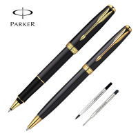ชุดปากกาParker Sonnet Collection Roller &amp; ปากกาลูกลื่น0.5มม.วิจิตรปลายปากกาพร้อมกล่องของขวัญ