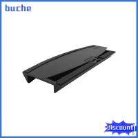 BUCHE เอบีเอสเอบีเอส ฉากยึดตั้งตรง การกระจายความร้อน สีดำสีดำ ฐานยึดฐาน ของใหม่ เครื่องตั้งพื้น ขาตั้งแบบแนวตั้ง สำหรับ PS3บาง