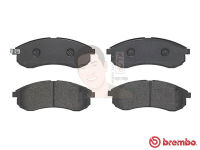 P54 033B ผ้าเบรก F (แท้ BREMBO รุ่น Black) MITSUBISHI จี-แวกอน G-Wagon 2.8 Turbo ปี2003-&amp;gt; /MITSUBISHI L200 สตราด้า Strada Grandis 2.8D 4x4 ปี2003-2005