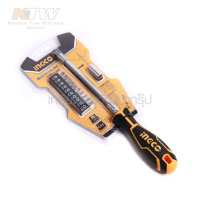 INGCO ไขควงอ่อนตัว พร้อมดอกไขควง 12 ชิ้นชุด รุ่น AKSDFL1208 ( 12 Pcs Flexible Handle Screwdriver Set )  D HOME