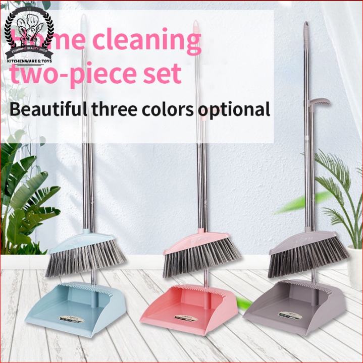 Mini Folding Broom and Dustpan Set