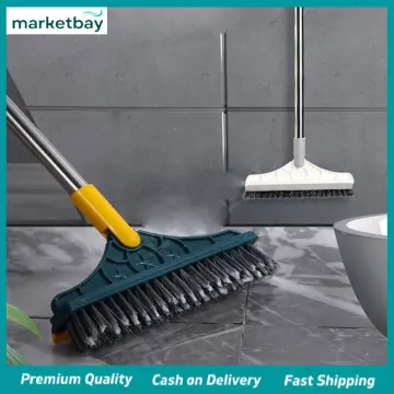 Floor Scrub Brush 2 in 1 Scrape&brush Push Broom Stiff Bristle 37