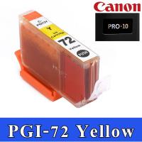 ตลับหมึกเทียบเท่า 1PCs Compatible PGI-72 Yellow Ink Cartridges for Canon PGI72 PGI 72 PG72 PIXMA PRO-10 PRO-10S Printers