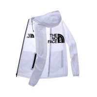 【YF】 THE NO FACE Summer UV Protection Mens Skin Clothing Letter Printed Hoodie Casual Lightweight Sun Jacket Zipper