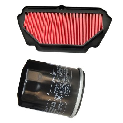 【LZ】 Motorcycle Air Filters And Oil Filter For Kawasaki Ninja ZX6R ZX600 ZX-6R ZX636 ZX6-R 09-22 KRT